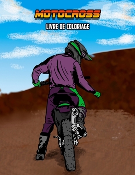 Paperback Motocross Livre de Coloriage: Volume 2 [French] Book