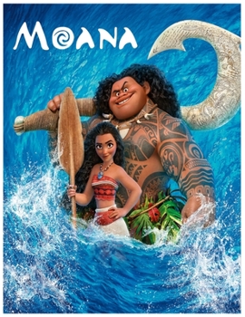 Paperback Moana: Moana coloring books for toddlers Book