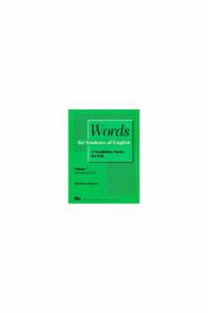 Paperback Words for Students of English, Vol. 7: A Vocabulary Series for ESL Volume 7 Book
