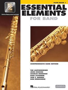 Paperback Essential Elements for Band - Flute Book 1 with Eei Book/Online Media [With CDROM] Book
