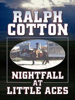 Hardcover Nightfall at Little Aces [Large Print] Book