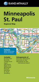 Map Rand McNally Folded Map: Minneapolis St. Paul Regional Map Book