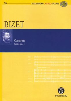 Paperback Georges Bizet - Carmen Suite, No. 1: Eulenburg Audio+score Study Score, Book/CD Book