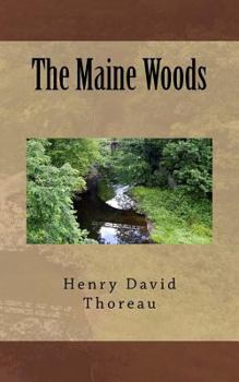 Paperback The Maine Woods Book