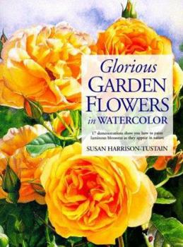 Hardcover Glorious Garden Flowers in Watercolor Book