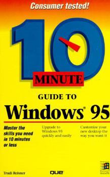 Paperback 10 Minute Guide to Windows 95 Book