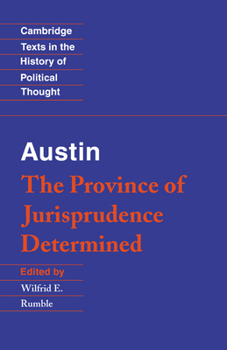 Paperback Austin: The Province of Jurisprudence Determined Book