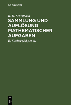 Hardcover Sammlung und Auflösung mathematischer Aufgaben [German] Book