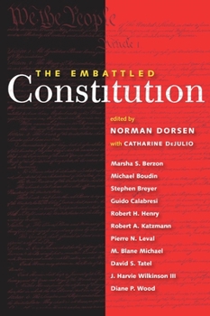 Hardcover The Embattled Constitution Book