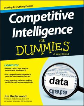 Paperback Competitive Intelligence for Dummies Book