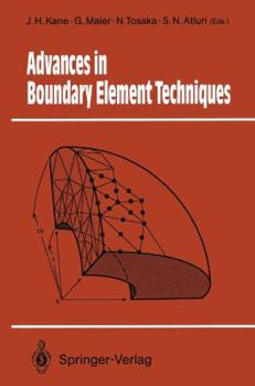 Paperback Advances in Boundary Element Techniques Book