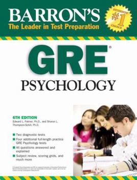 Paperback Barron's GRE Psychology Book
