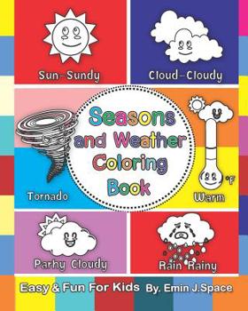 Paperback Seasons and Weather Coloring Book: My First Big Book Seasons and Weather Book