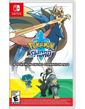 Game - Nintendo Switch Pokemon Sword + Pokemon Sword Expansion Pass Book