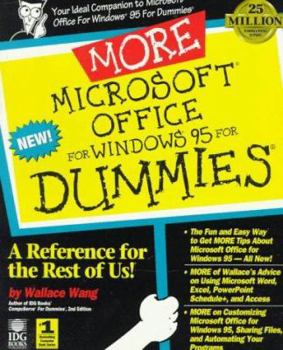 Paperback More Microsoft Office for Windows 95 for Dummies Book