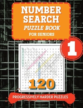 Paperback Number Search Puzzle Book for Seniors Book