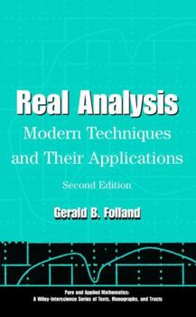 Hardcover Real Analysis: Modern Techniques and Their Applications Book
