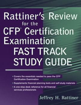 Paperback Rattiner's Review for the CFP Certification Examination: Fast Track Study Guide Book