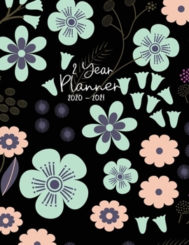 Paperback 2020-2021 Planner 2 Year: Two Years Planner Calendar Personalized January 2020 up to December 2021 Business Planners with Holidays Contains extr Book