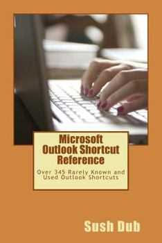 Paperback Microsoft Outlook Shortcut Reference Card: Over 345 Rarely Known and Used Outlook Shortcuts Book