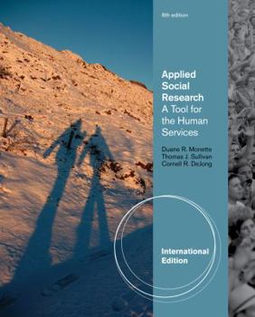 Paperback Applied Social Research: A Tool for the Human Services Book