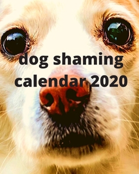 Paperback dog shaming Calendar 2020 Book