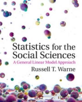 Paperback Statistics for the Social Sciences: A General Linear Model Approach Book