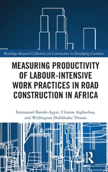 Hardcover Measuring Productivity of Labour-Intensive Work Practices in Road Construction in Africa Book