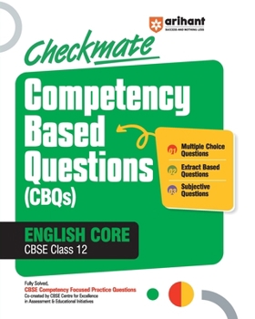 Paperback Checkmate CBQs English Core 12th Book