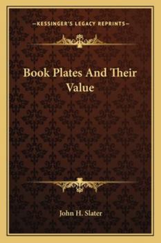 Paperback Book Plates And Their Value Book