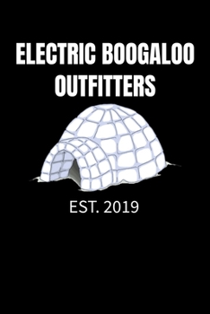 Electric Boogaloo Outfitters Est. 2019: Graph Paper Journal / Notebook / Diary Gift - 6”x9” - 120 pages - Graph Paper - 5mm x 5mm - Matte Cover
