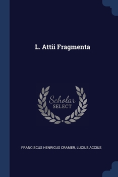 Paperback L. Attii Fragmenta Book