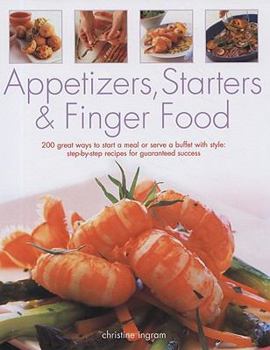 Hardcover Appetizers, Starters & Finger Food Book