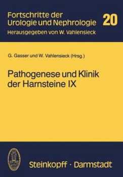 Paperback Pathogenese Und Klinik Der Harnsteine IX [German] Book