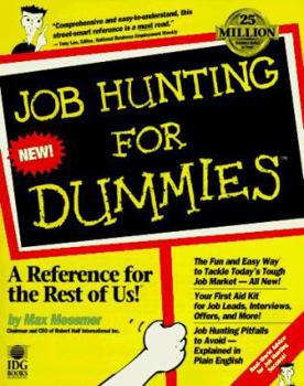 Paperback Job Hunting for Dummies Book