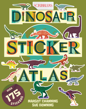 Paperback Dinosaur Sticker Atlas Book