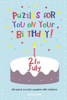 Paperback Puzzles for you on your Birthday - 21st July Book