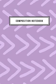 Composition Notebook: College Ruled 6" x 9" Artic Blue Design Writing Notes Journal,Office,Kids,School and college student.