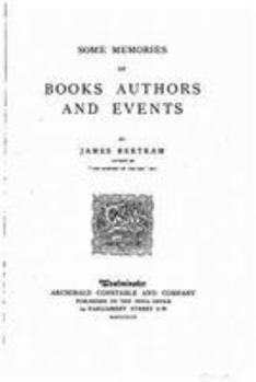 Paperback Some memories of books, authors, and events Book