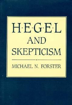 Hardcover Hegel and Skepticism Book
