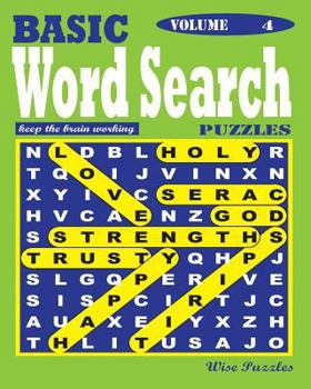 Paperback BASIC Word Search Puzzles, Vol. 4 Book