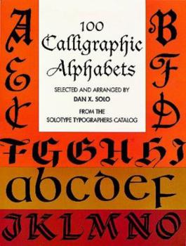 Paperback 100 Calligraphic Alphabets Book