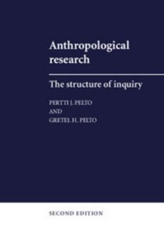 Paperback Anthropological Research: The Structure of Inquiry Book