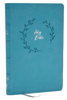 Imitation Leather NKJV Holy Bible, Value Ultra Thinline, Teal Leathersoft, Red Letter, Comfort Print Book