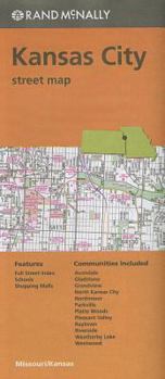 Paperback Folded Map Kansas City Streets Mo Book