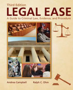 Paperback Legal Ease: A Guide to Criminal Law, Evidence, and Procedure Book