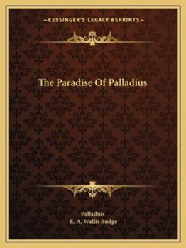 Paperback The Paradise Of Palladius Book