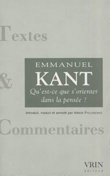 Paperback Qu'est-CE Que s'Orienter Dans La Pensee? [French] Book