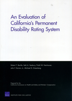 Paperback An Evaluation of California's Permanent Disability Rating System Book