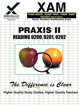 Paperback Praxis II Reading 0200, 0201, 0202 Book